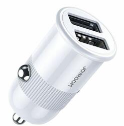 JOYROOM Incarcator Auto Dual USB, Fast Charging 3.1A, 15W - JoyRoom (C-A06) - Alb