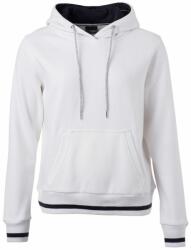 Daiber Hanorac de damă cu glugă Club JN777 - Albă / albastru închis | 2XL (JN777-1767538)