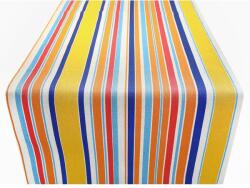 Mondo Italia, s. r. o Asztalterítő Színes csíkok 50x150 cm Made in Italy
