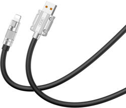XO NB227 USB-A/Lightning kábel, 6A, 1.2m, fekete