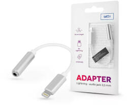 Setty lightning-3.5mm mini jack átalakító, fehér