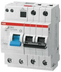 ABB 2CSR272101R1504 kismegszakítóval kombinált áramvédő kapcsoló (FI-relé), 2P, C karakterisztika, 50A, 30mA, 10kA, A osztály (ABB DS202 M A-C50/0.03) (2CSR272101R1504)