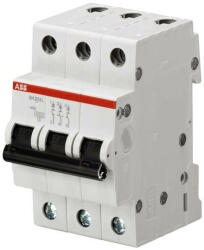 ABB SH203L-B16 kismegszakító 3P, 16A, B karakterisztika, 4, 5kA (ABB 2CDS243001R0165, SH203LB16) (2CDS243001R0165)