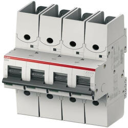 ABB S804S-D20-R kismegszakító 4P, 20A, D karakterisztika, 50kA, kábelsaru bekötés (ABB 2CCS864002R0201, S804SD20R) (2CCS864002R0201)