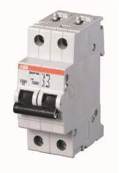 ABB S201P-K0.2NA kismegszakító 1P+N, 0, 2A, K karakterisztika, 25kA (ABB 2CDS281103R0087, S201PK0.2NA) (2CDS281103R0087)