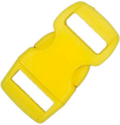 Paracord ívelt csat 10mm sárga (PRC-BKL-C10-YLW)