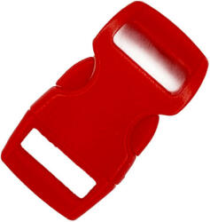 Paracord ívelt csat 10mm piros (PRC-BKL-C10-RED)