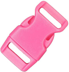 Paracord ívelt csat 15mm pink (PRC-BKL-C15-PNK)