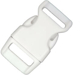 Paracord ívelt csat 15mm fehér (PRC-BKL-C15-WHT)