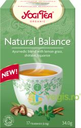 YOGI TEA Ceai Natural Balance cu Shiitake si Lemongrass Ecologic/Bio 17dz