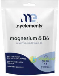MYELEMENTS Magneziu 300mg+B6 cu Aroma de Lamaie (Refill Pack) 10cpr efervescente