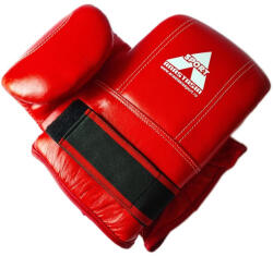 Anastasia Sport Manusi sac box Anastasia Sport piele naturala, rosu, antrenament kick-box MMA, marime S (MSR-velcro-S)