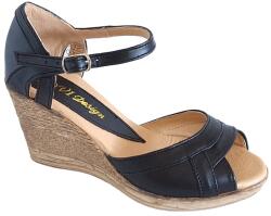 Rovi Design Sandale dama cu platforma din piele naturala S54N2 - ciucaleti
