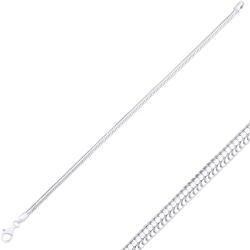 BeSpecial Bratara argint rodiat sarpe Diamond 3 mm (BTU0367)