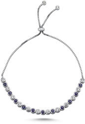 BeSpecial Bratara tennis argint reglabila cu ochi de deochi (BTU0348)