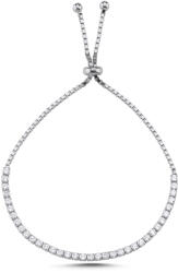 BeSpecial Bratara tennis reglabila din argint cu zirconii (BTU0360)