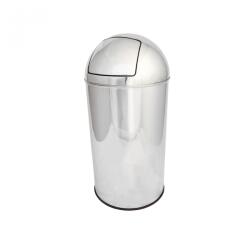 Casa Plastor Cos gunoi rotund, inox, 50 litri, Push (38750) Cos de gunoi