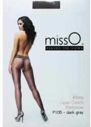 MissO Dresuri cu decupaj inghinal și bandă din silicon, gray - MissO S/M