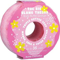 BOMB Cosmetics Sapun exfoliant cu burete The Big Ylang Theory Donut Body Buffer, Bomb Cosmetics, 200 g
