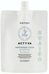 Kemon Sampon de Hidratare Intensa - Kemon Actyva Nutrizione Ricca Shampoo Pouch Bag, 100 ml