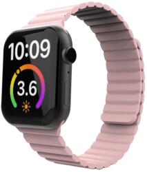 Apple Watch mágneses szilikon szíj pink 38mm / 40mm / 41mm (128032)