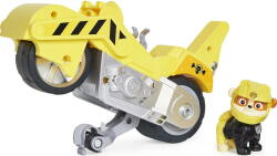 Spin Master Spin Master Paw Patrol Moto Pups Rubbles Motorcycle, Toy Vehicle (Yellow, with Toy Figure) (6060543)