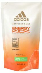 Adidas Energy Kick energizáló tusfürdő Refill 400 ml nőknek