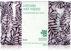 Australian Bodycare Tea Tree Oil papírtörlők az intim higiéniához 24 db