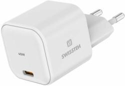 SWISSTEN GaN 1x USB-C 45W Power Delivery, fehér (22037010)