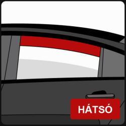 Szatuna Sporty 2 darabos légterelő hátsó, Nissan Note, 5 ajtós, 2014- (F2236)