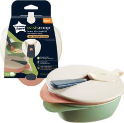 Tommee Tippee Easy Scoop tálkák fedővel és kanállal 6m+, 2 db - alza