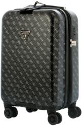 GUESS Guess, Jesco gurulós bőrönd mintával - 36 l, Koptatott fekete (TWH838-99830-COA)