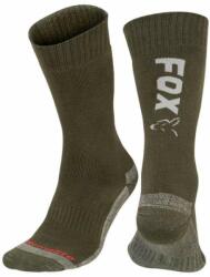 Fox green / silver thermolite long sock eu 40-43 zokni (FX-CFW118)