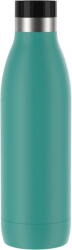 emsa Bludrop Color insulated drinking bottle 0.7 liters, thermos bottle (petrol, stainless steel) (N3111000) - pcone