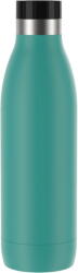 emsa Bludrop Color insulated drinking bottle 0.7 liters, thermos bottle (petrol, stainless steel) (N3111000) - pcone