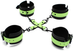 Kiotos Glow In The Dark Cuffs & Hogtie Set