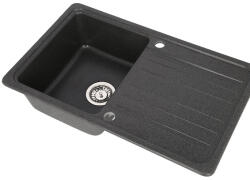 Casa Blanca Chiuveta CASA BLANCA VERA 1 cuva si picurator 76X46 NEAGRA Chiuveta