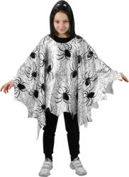 Rappa Pelerina de păianjeni pentru copii cu glugă (RP221048) Costum bal mascat copii