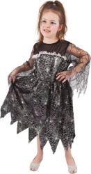 Rappa Costum de vrăjitoare pentru copii cu pânză de păianjen (M) (RP221291)