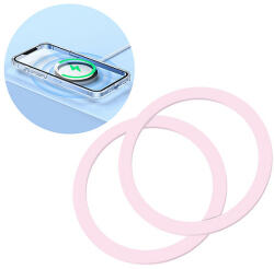 JOYROOM szett fém mágneses gyűrűk okostelefonhoz 2 db rózsaszín (JR-Mag-M3)