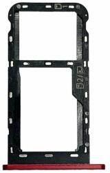 tel-szalk-19297027997 ZTE Blade A51 Piros SIM & SD kártya tálca (tel-szalk-19297027997)