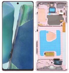  NBA001LCD10112002764055 Samsung Galaxy Note20 OLED kijelző érintővel Rózsaszín kerettel előlap (NBA001LCD10112002764055)