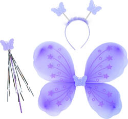 Rappa Lila pillangószárnyak fejpánttal és kalapáccsal (RP218758)