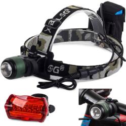 Bailong Cree XML T6 Zoom kerékpár fejlámpa (v14222) - hasznos-holmik