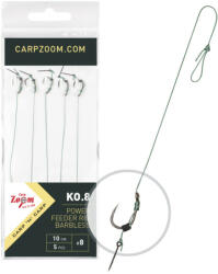 Carp Zoom FC Power Feeder KO. 8 method előke fonott, szakál nélküli, 10 cm, #12; 10 mm; o0, 18 mm, 5 db (CZ1783)