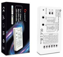 Gledopto Mini controler LED ultra subțire Gledopto Zigbee Pro 5-în-1 (Zigbee+RF) 5V-24V DC (5999572031206)
