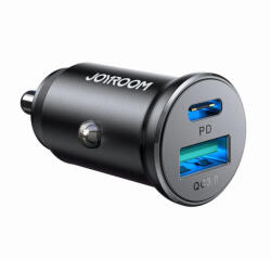 JOYROOM Incarcator Auto USB, Type-C, Fast Charging, 30W, JoyRoom (JR-CCN05), Black