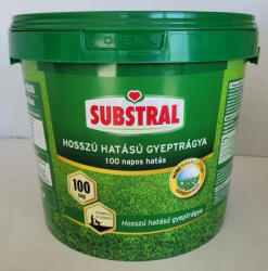 SUBSTRAL Hosszú hatású gyeptrágya 250 m2 - 5 kg (732139-8224)