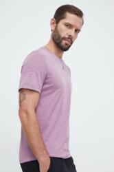 Adidas t-shirt rózsaszín, férfi, nyomott mintás - rózsaszín XL