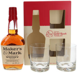 Maker's Mark 0, 7l 45% + 2 pohár
